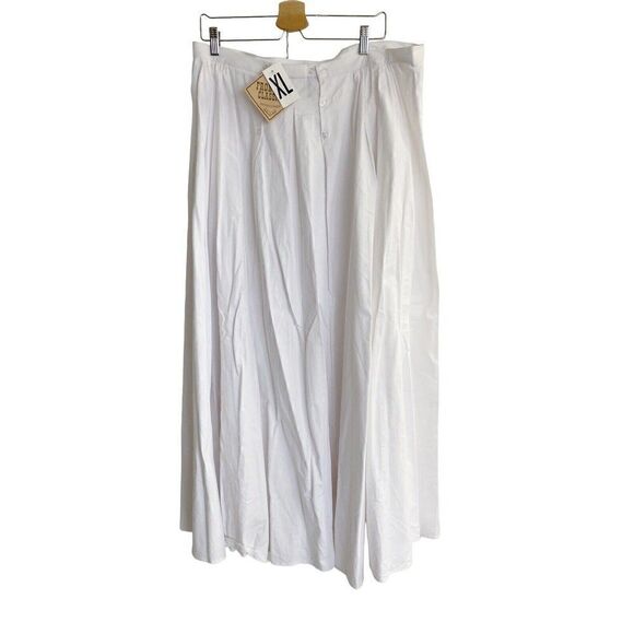 NEW Frontier Classics Women's Ladies. Walking Skirt 100% Cotton White Size XL - Picture 1 of 5